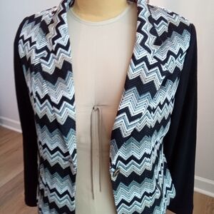 Chico's Size 2 Cheveron Blazer